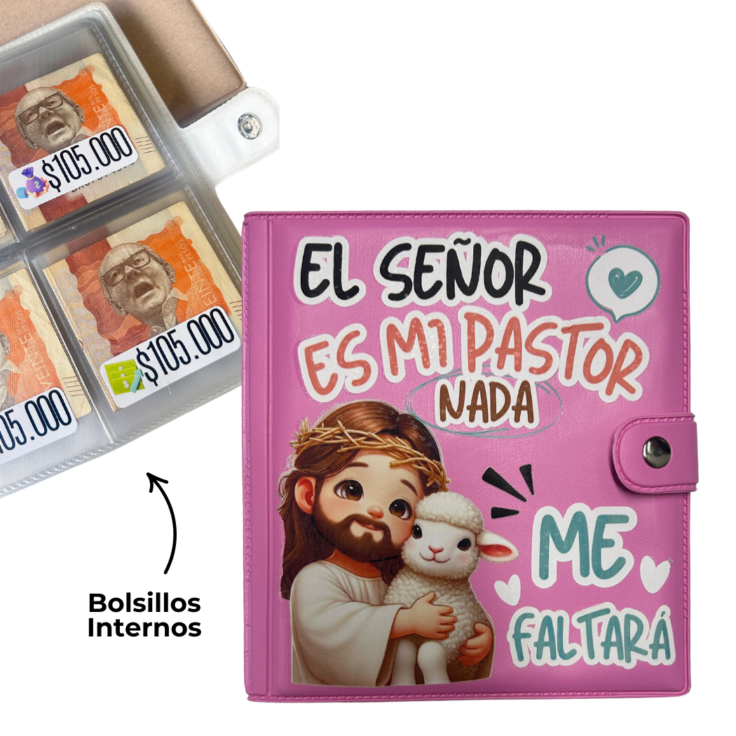 Carpeta de ahorro Rosada *