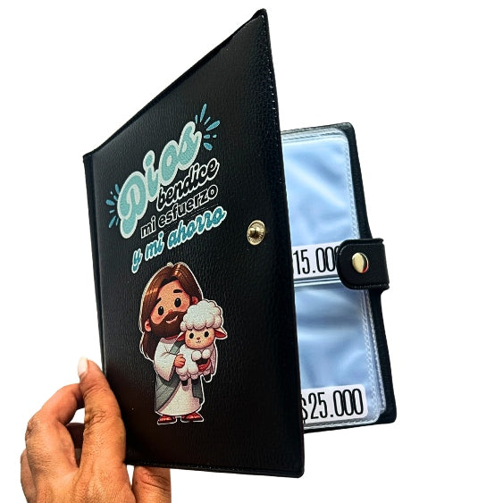 Carpeta de Ahorro color Negro*