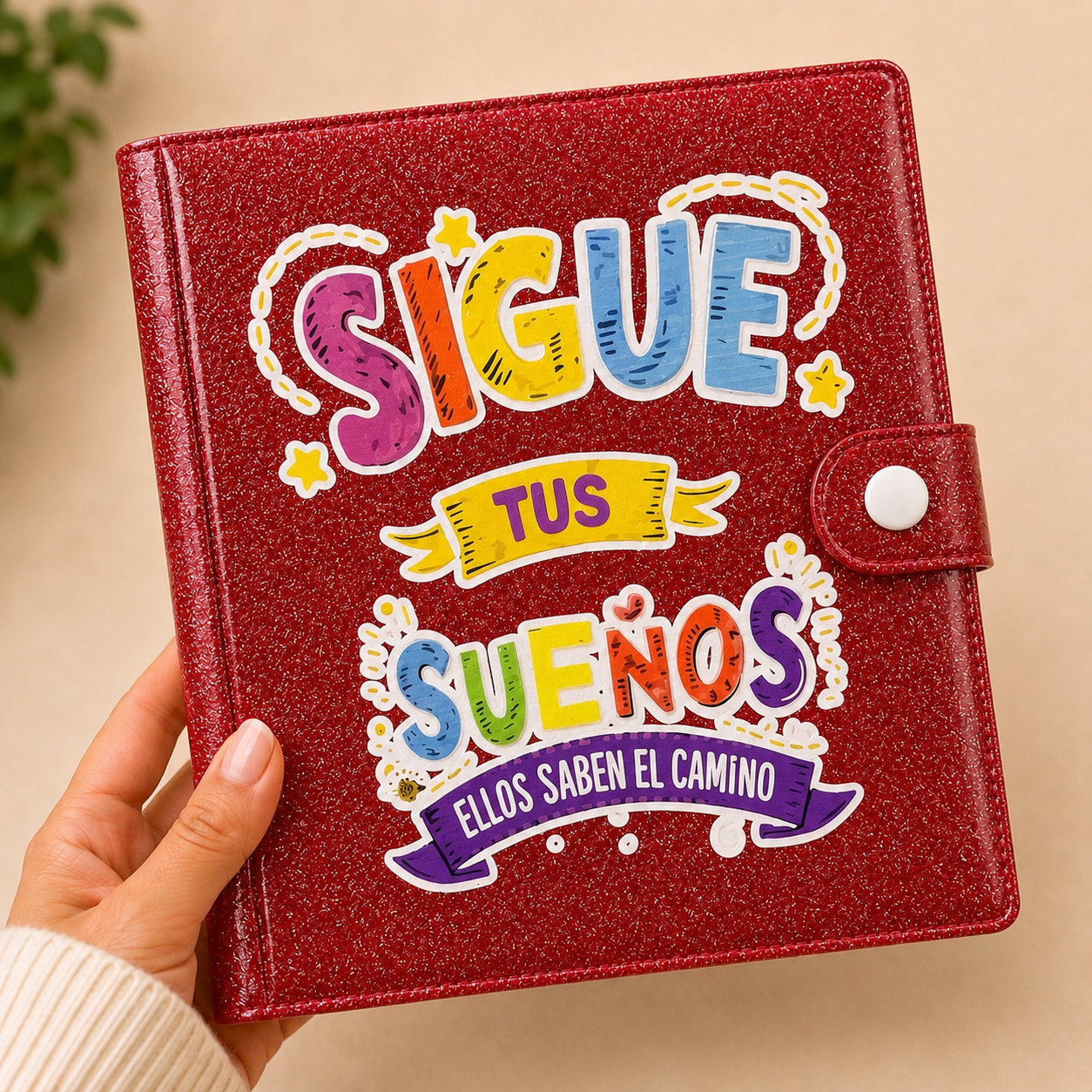 Carpeta de Ahorro color Rojo