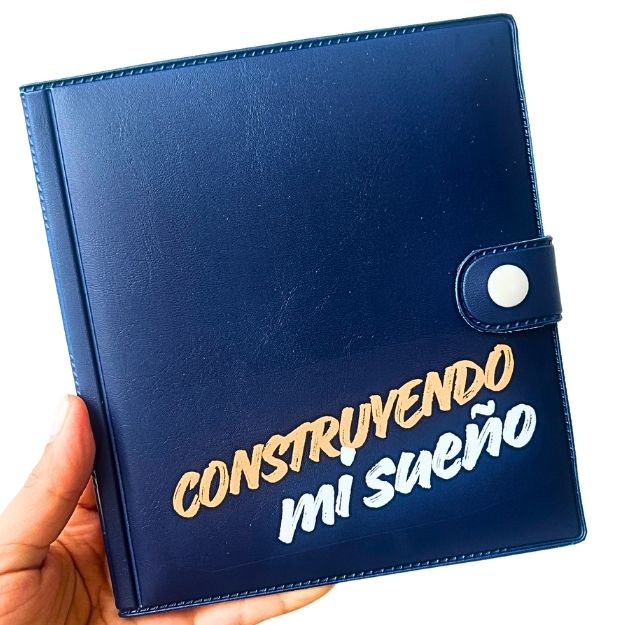 Carpeta de Ahorro Azul Oscuro