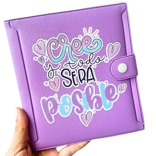 Carpeta de Ahorro Color Lila