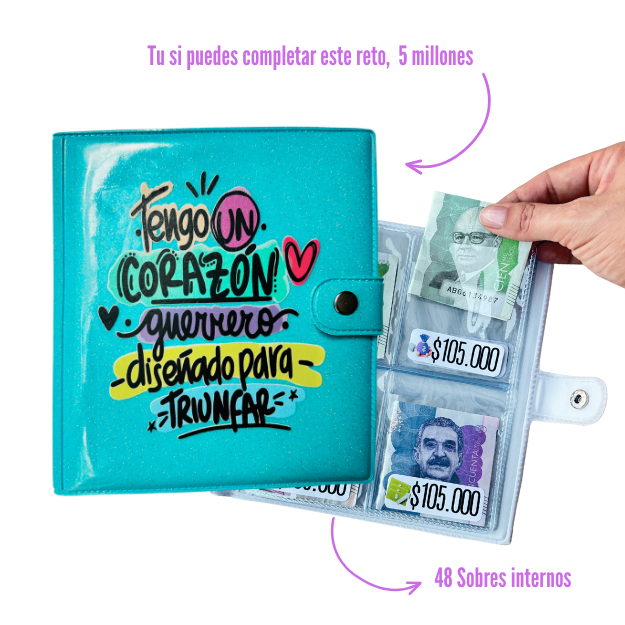 Carpeta de Ahorro Turquesa