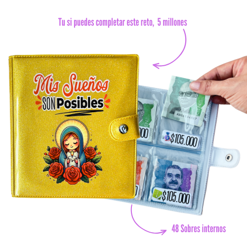 Carpeta de Ahorro Dorada