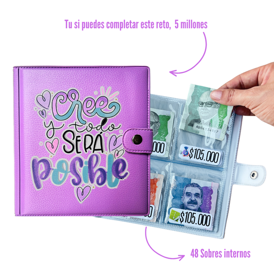 Carpeta de Ahorro Lila