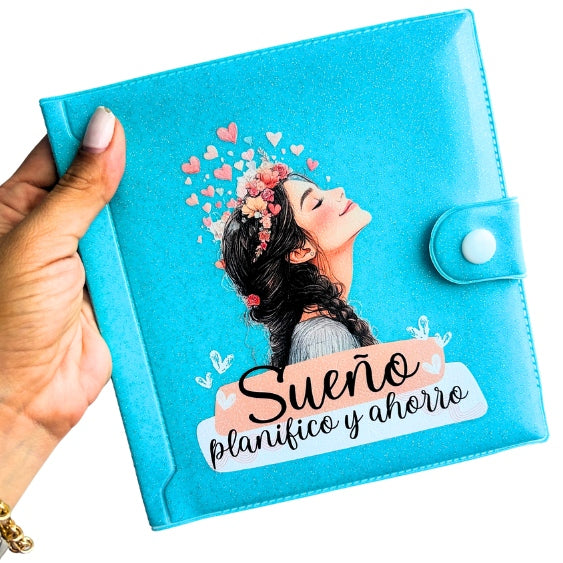 Carpeta de ahorro Turquesa