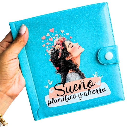 Carpeta de ahorro Turquesa