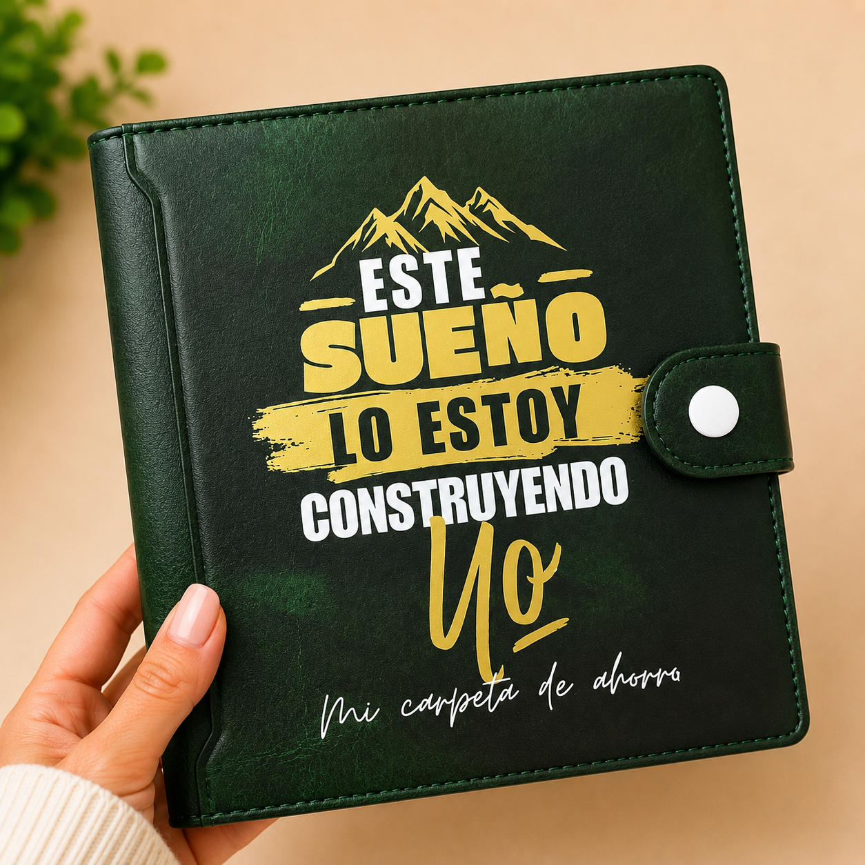 Carpeta de Ahorro color Verde Bosque