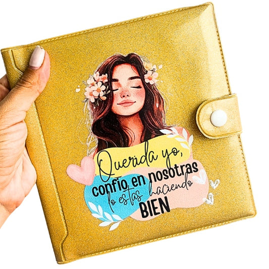 Carpeta de ahorro Dorada