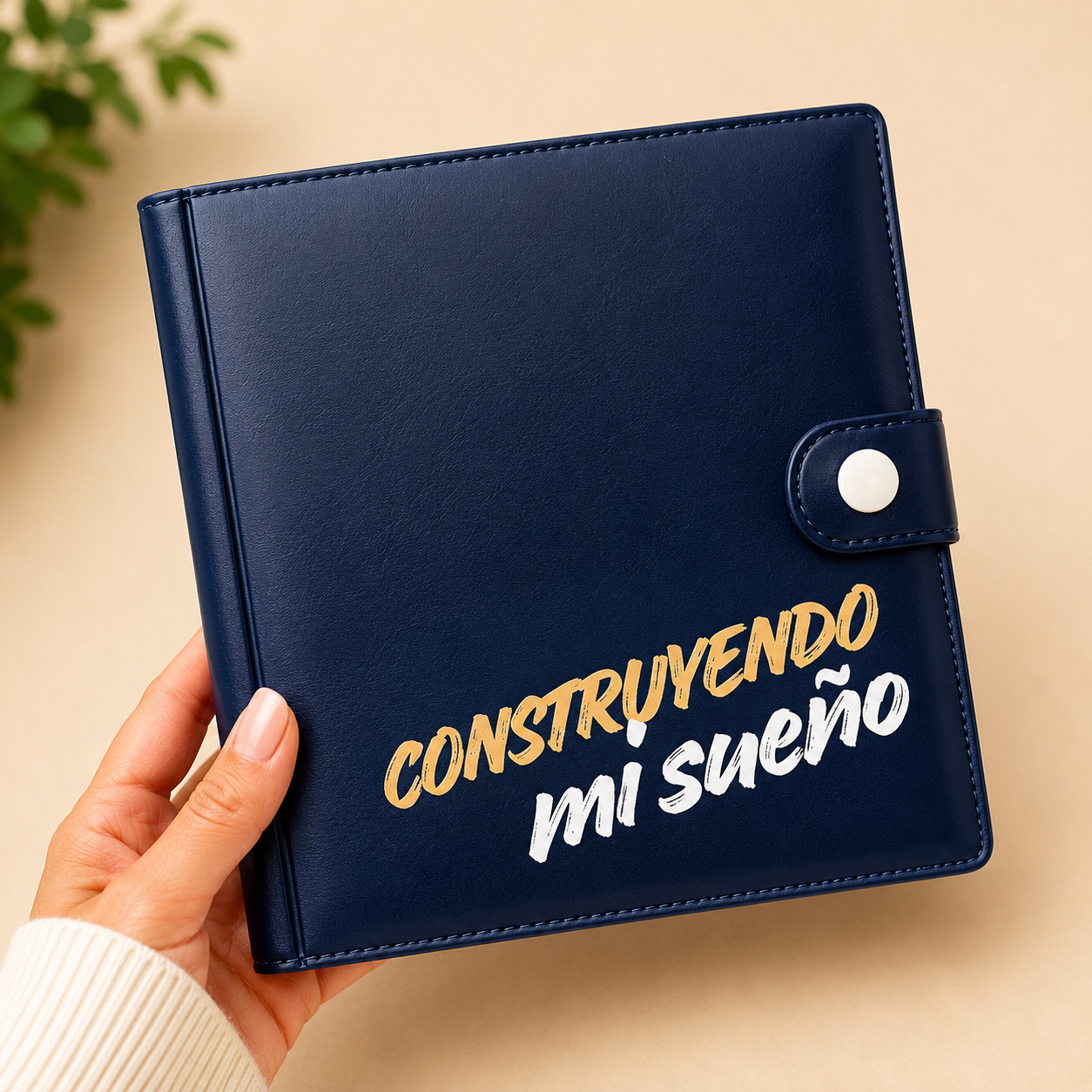 Carpeta de Ahorro Azul Oscuro