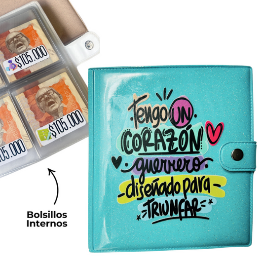 Carpeta de Ahorro Turquesa