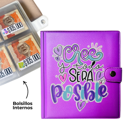 Carpeta de Ahorro Lila