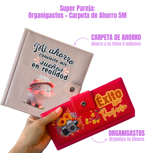 COMBO COMPLETO: Carpeta de Ahorro + Organigastos