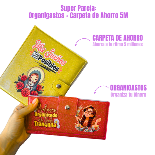 COMBO COMPLETO: Carpeta de Ahorro + Organigastos