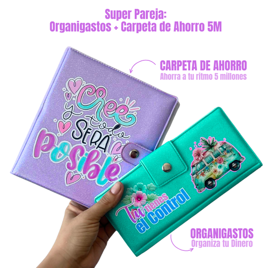 COMBO COMPLETO: Carpeta de Ahorro + Organigastos