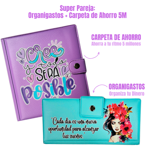 COMBO COMPLETO: Carpeta de Ahorro + Organigastos