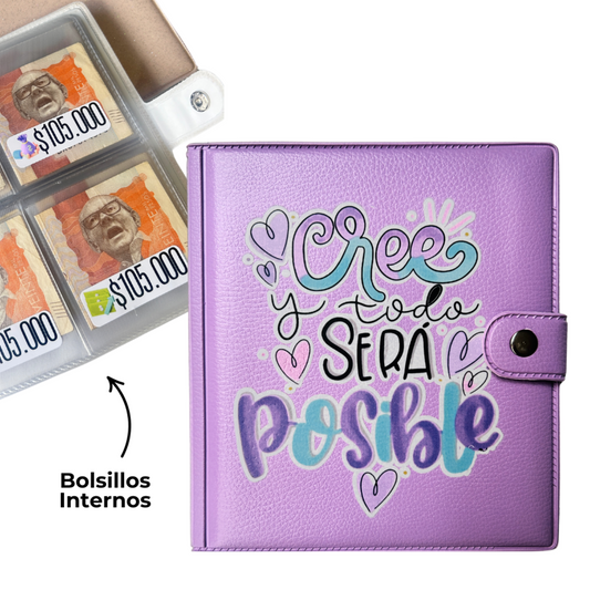 Carpeta de Ahorro Lila