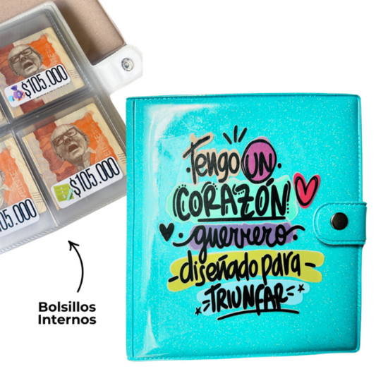 Carpeta de Ahorro Turquesa