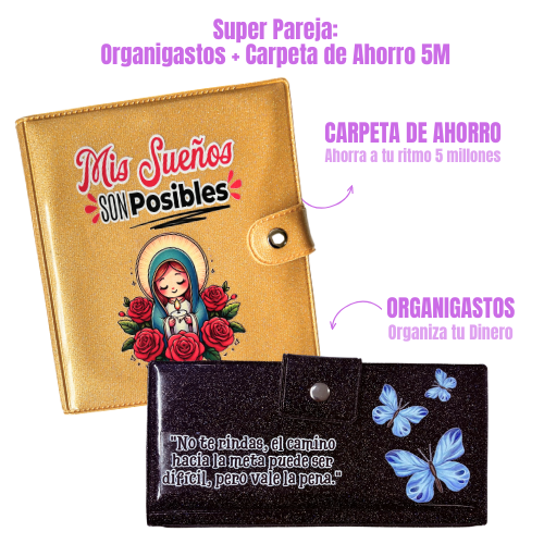 COMBO COMPLETO: Carpeta de Ahorro + Organigastos*