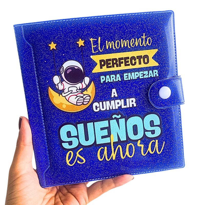 Carpeta de Ahorro color Azul Eléctrico