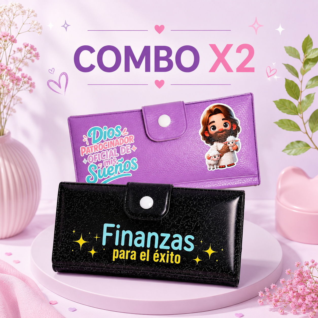 Combo de Organigastos (Lila+negro brillante)