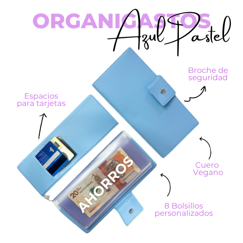 Organigastos Azul Pastel